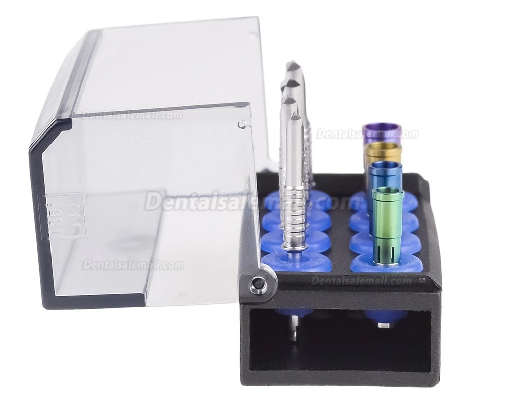 Dental Bone Bur Collector Kit + Trephine Cutting Drill Set